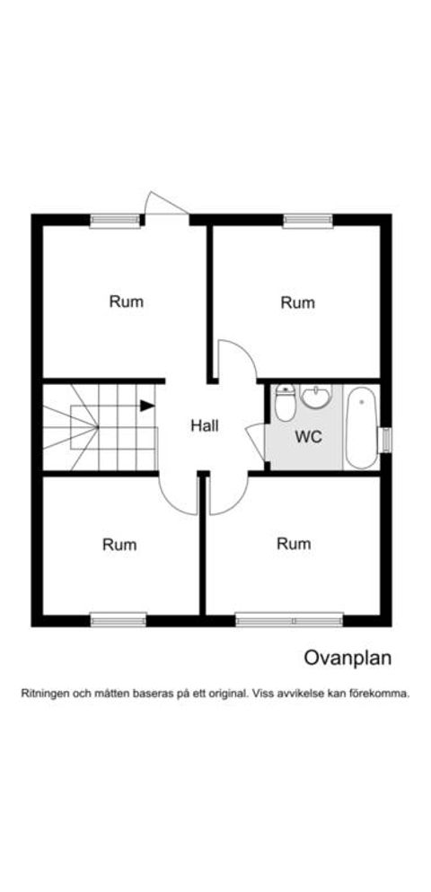 Radhus, Korngatan 53, Bjuv