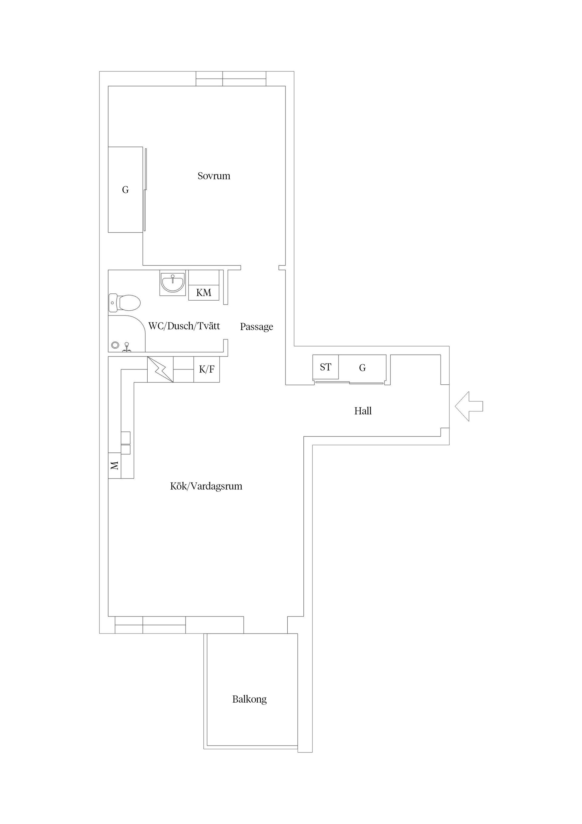 Bostadsrätt, Sållargatan 1, Kungsängen, Uppsala