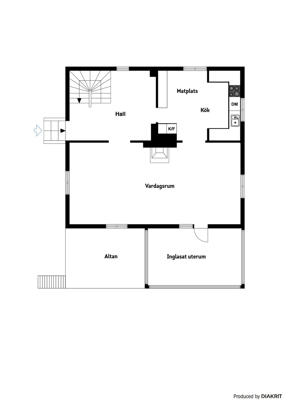 Villa, Strandbergsvägen 14, Östra Villastaden, Nyköping