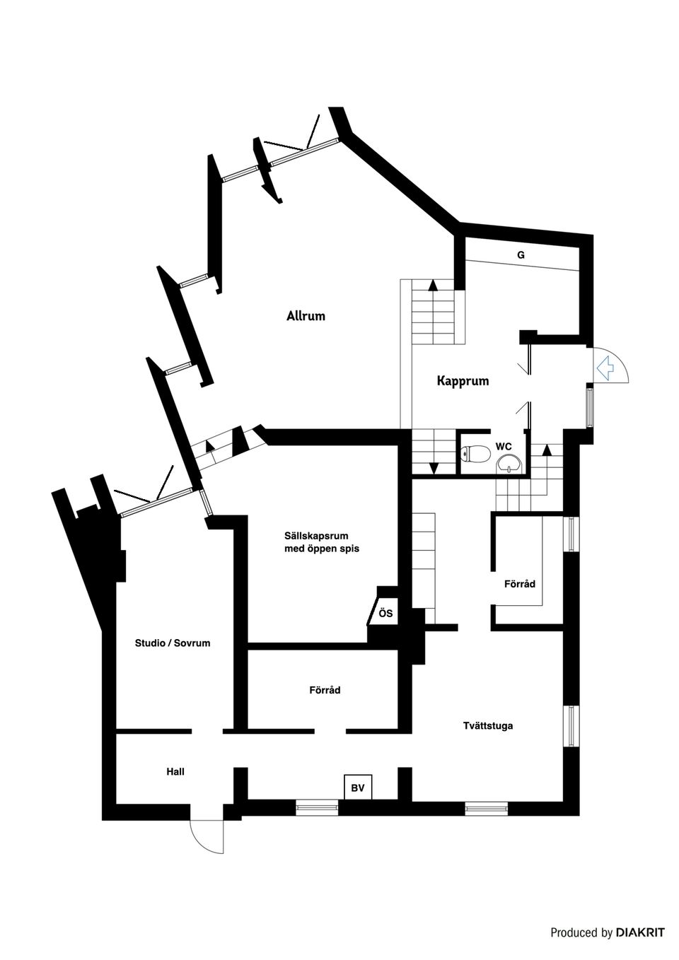 Villa, Strandbergsvägen 14, Östra Villastaden, Nyköping