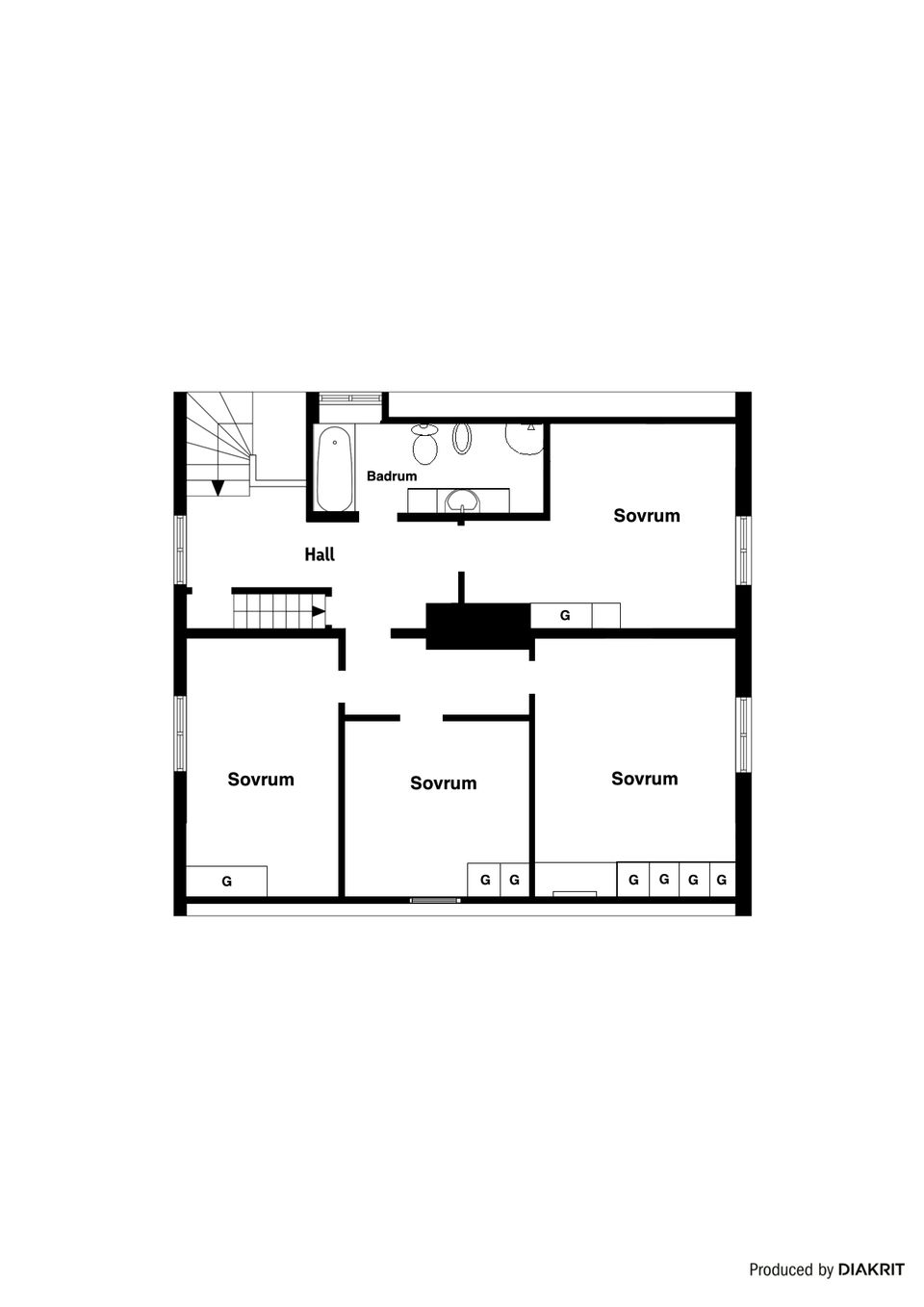 Villa, Strandbergsvägen 14, Östra Villastaden, Nyköping