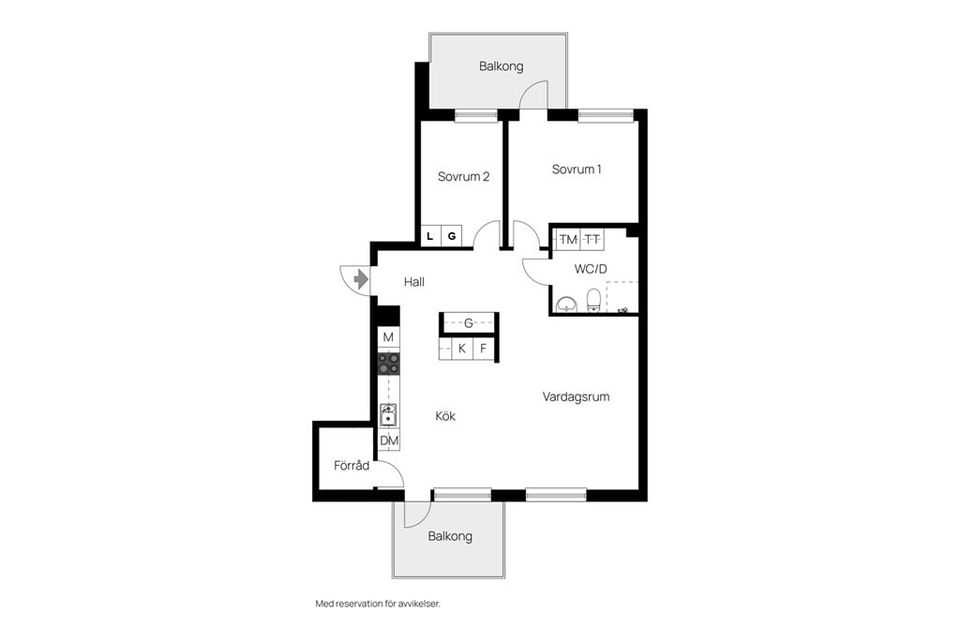 Bostadsrätt, Portalgatan 4 F, Kapellgärdet, Uppsala