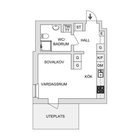 Bostadsrätt, Tegvägen 9, Viksjö, Järfälla