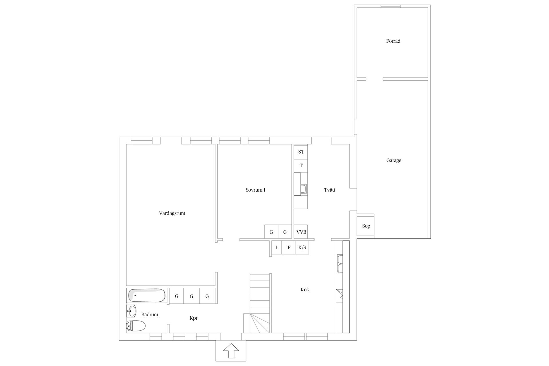 Villa, Banvallsvägen 44, Pilevall, Trelleborg