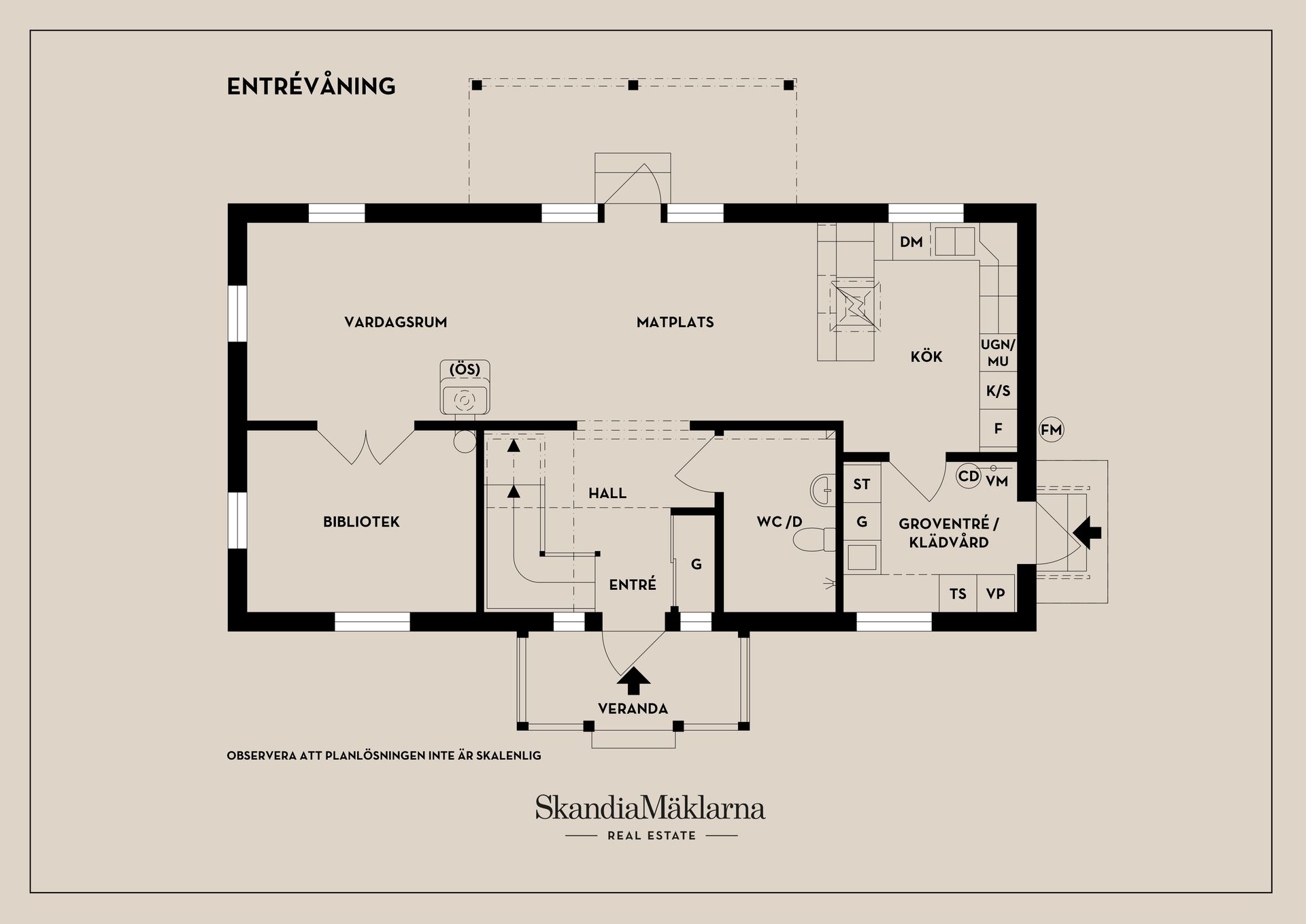 Villa, Gamla Lyckebyvägen 42, Haninge