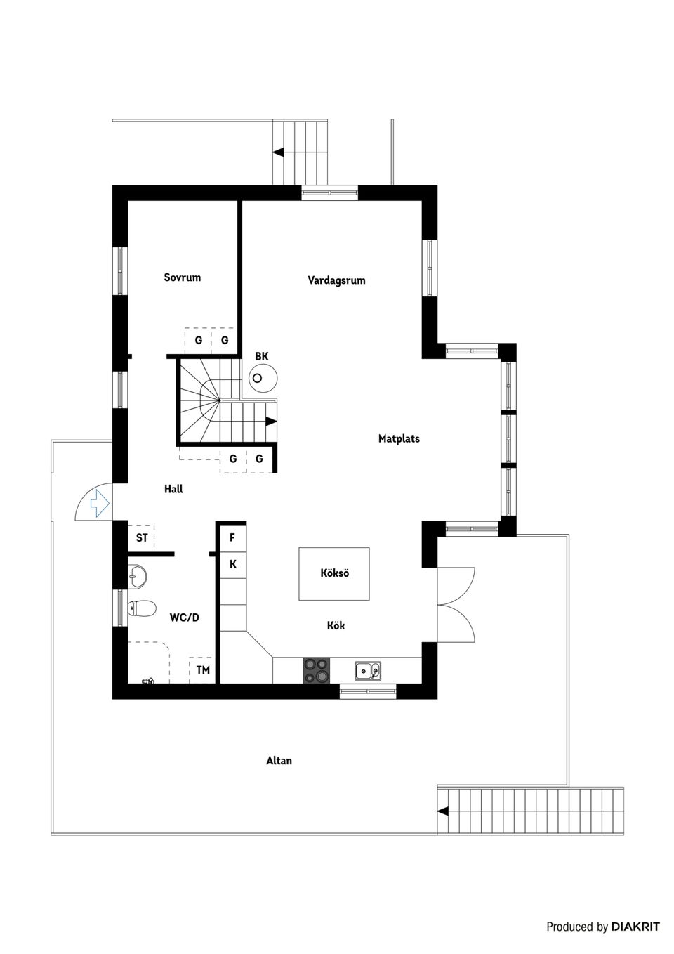 Villa, Emils backe 5, Emils Backe, Trosa
