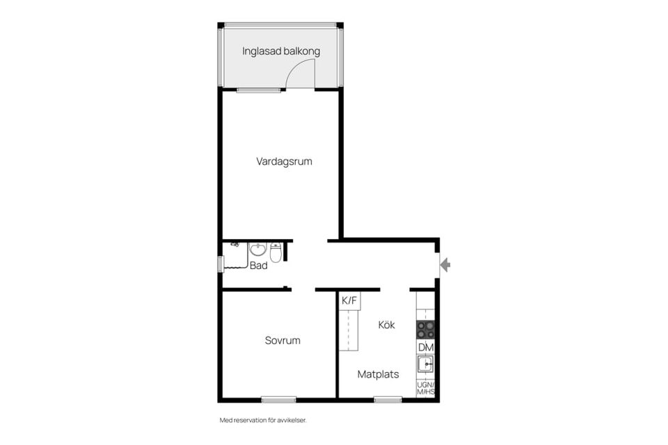 Bostadsrätt, Hunnemaravägen 23, Hunnemara, Karlshamn