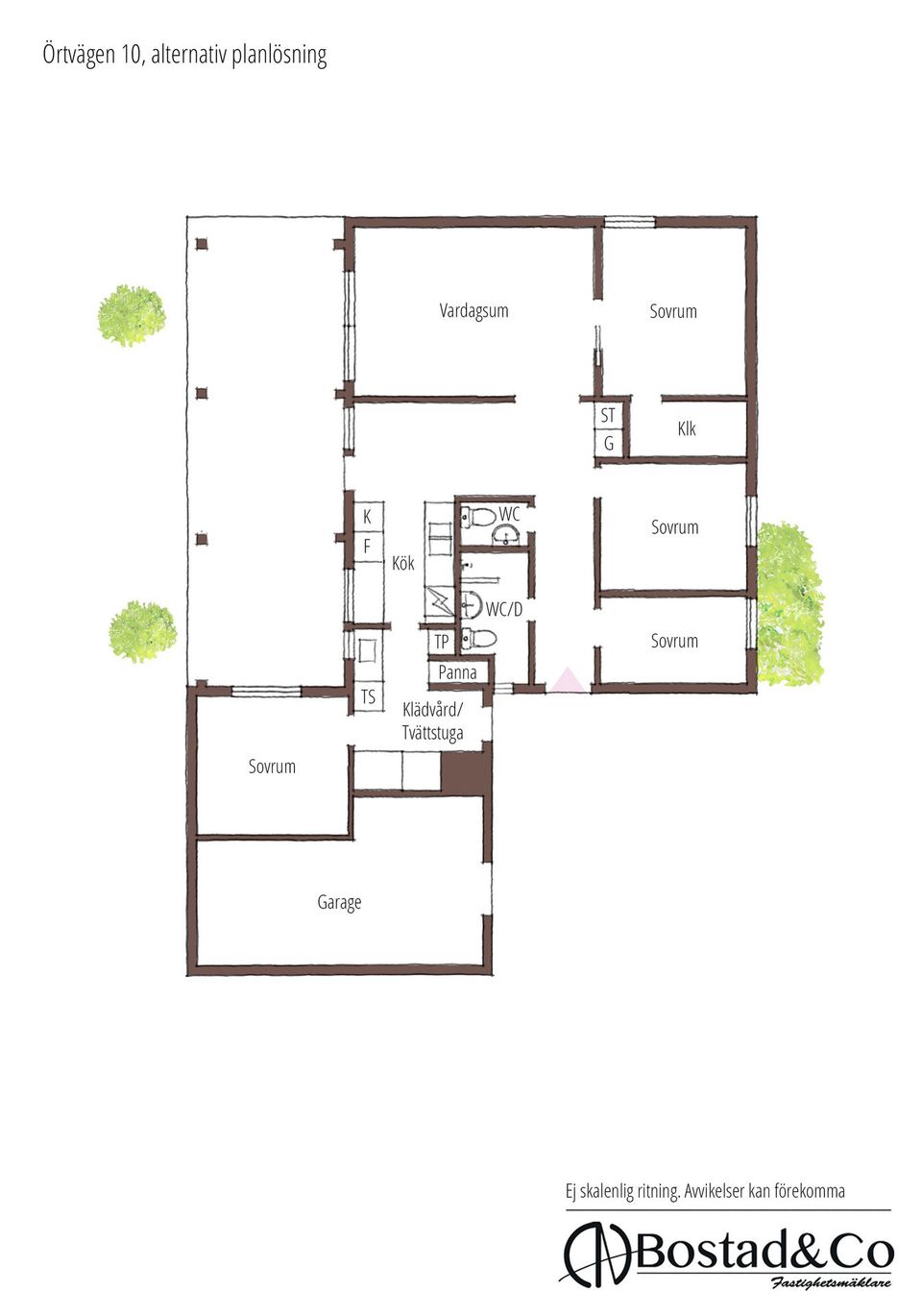 Villa, Örtvägen 10, Oskarström, Halmstad