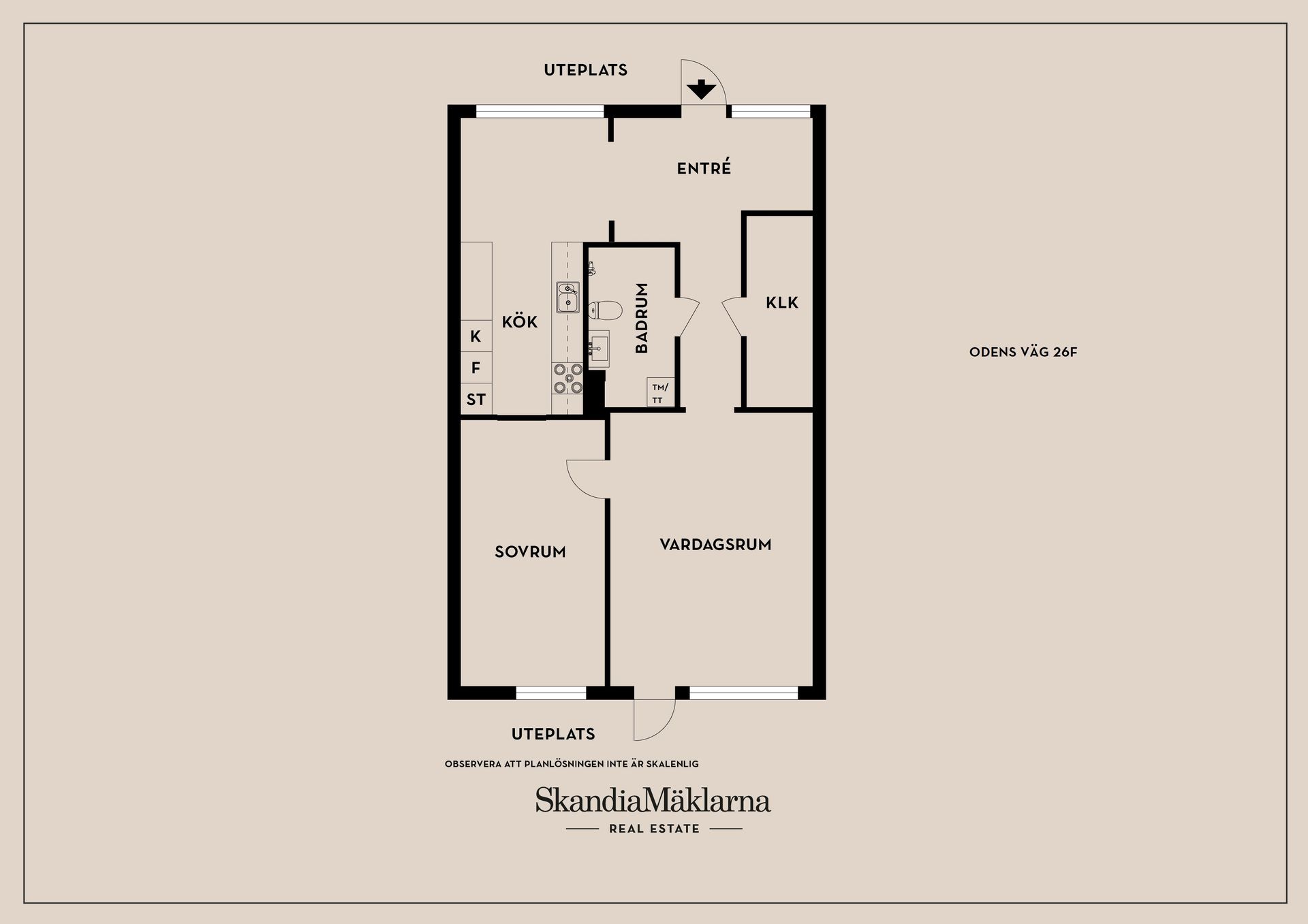 Bostadsrätt, Odens väg 26F, Bollebygd