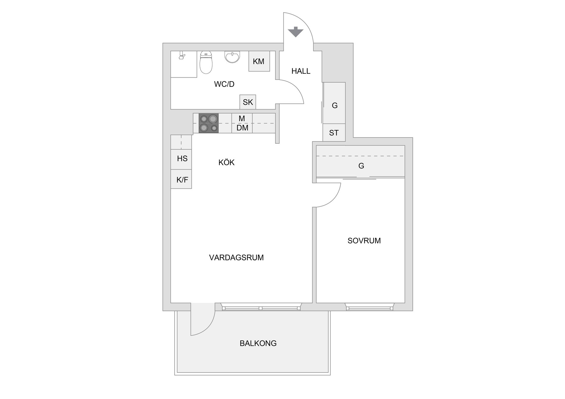 Bostadsrätt, Nibblevägen 8B, 4tr, Jakobsberg, Järfälla