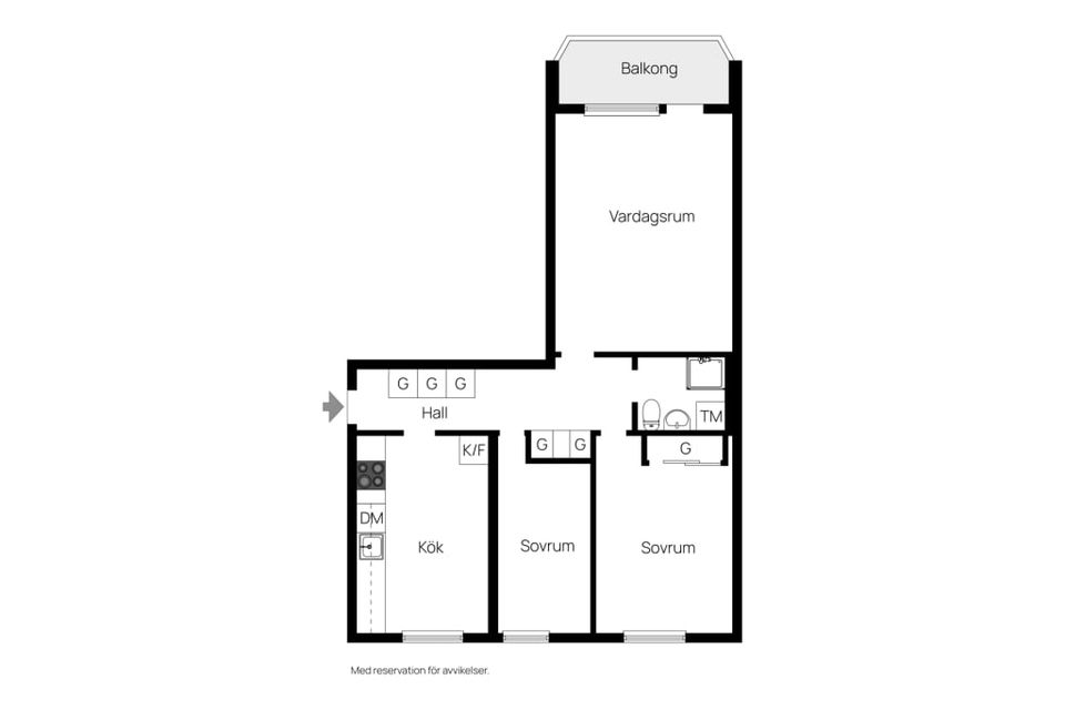 Bostadsrätt, Murargatan 30b, Salabacke, Uppsala