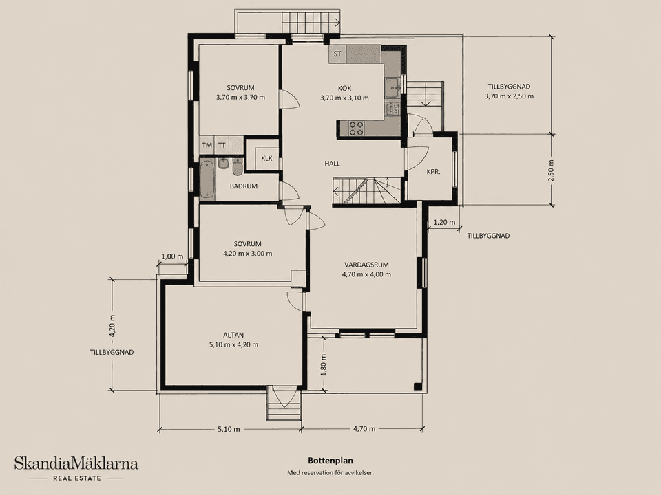 Villa, Husarvägen 6, Näsby, Kristianstad