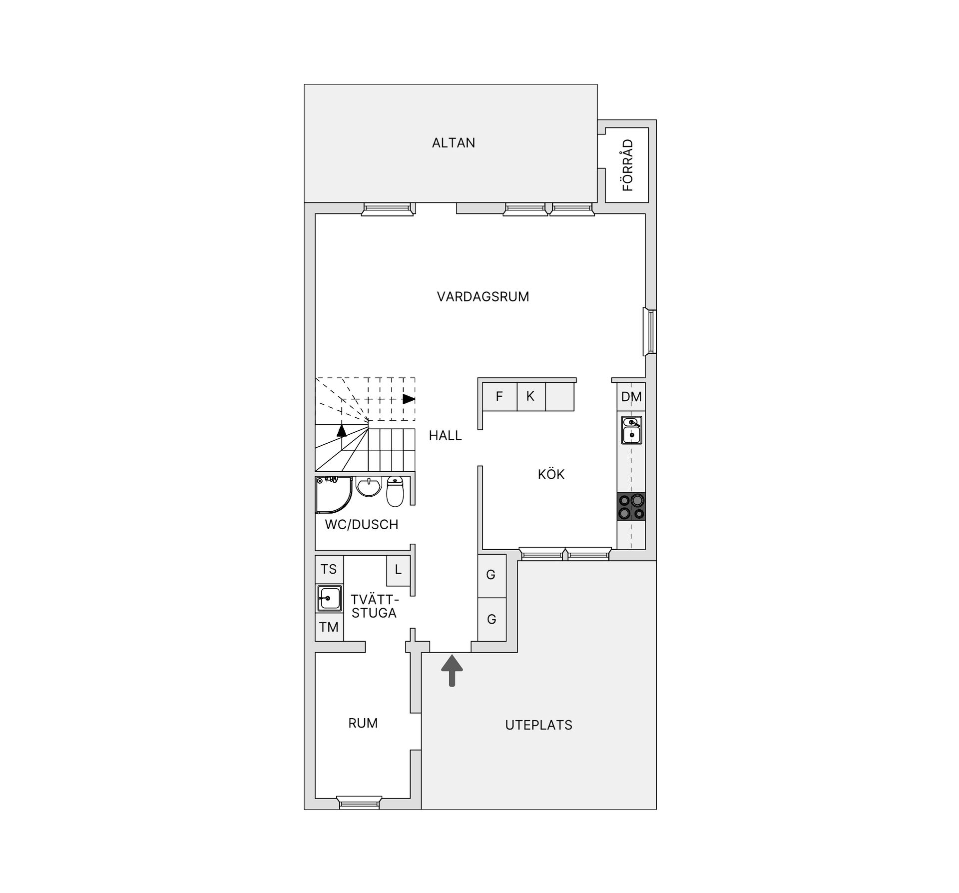 Radhus, Hollandsresan 252, Sävja, Uppsala