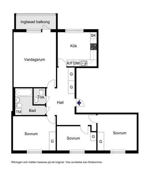 Bostadsrätt, Högsätravägen 21 5tr, Gångsätra, Lidingö