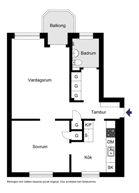 Bostadsrätt, Paternostervägen 34, Hammarbyhöjden, Johanneshov, Stockholm