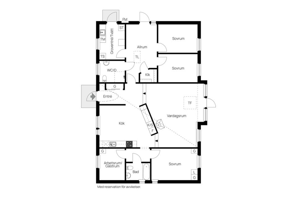 Villa, Övre Lundborgs väg 10, Åsa -Centrum, Kungsbacka