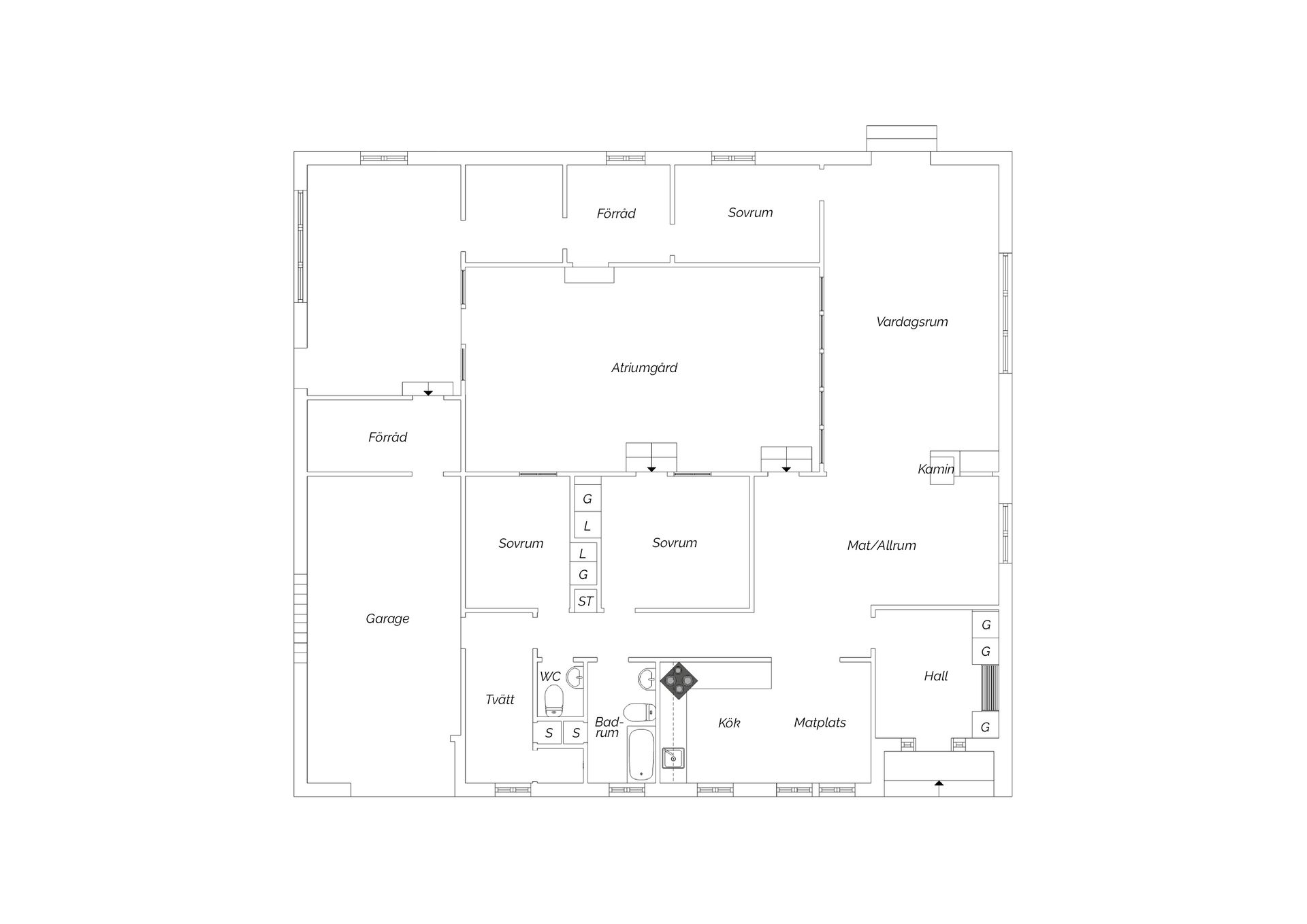 Villa, Galeasvägen 19, Åhus, Kristianstad