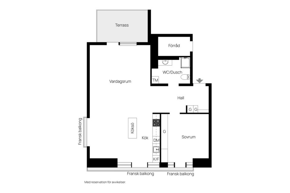 Bostadsrätt, Sickla kanalgata 4, Hammarby Sjöstad, Stockholm