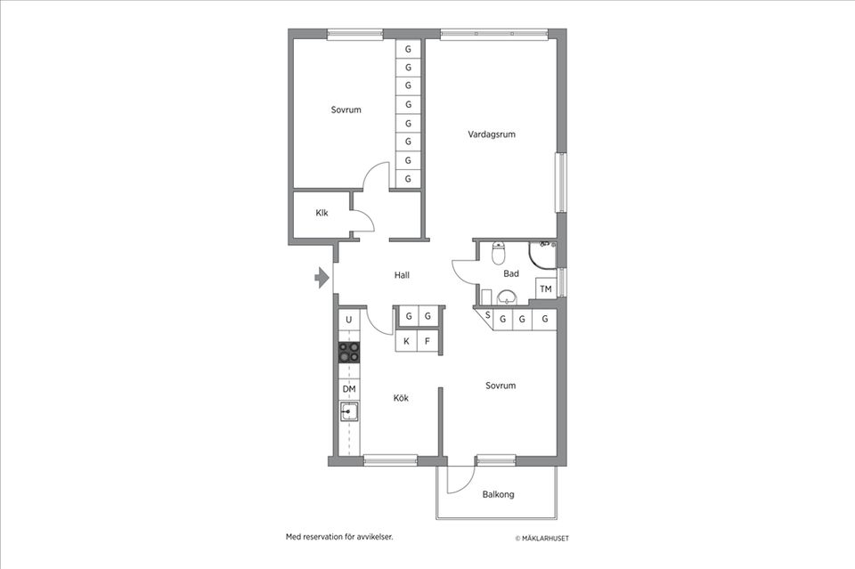 Bostadsrätt, Norra Kyrkogatan 14 E, Härnön, Härnösand