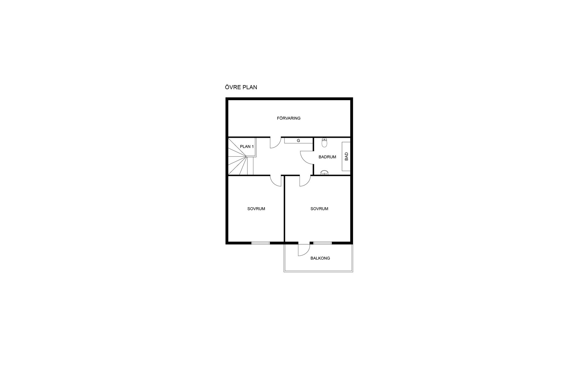 Radhus, Bistockvägen 35, Göta, Lilla Edet