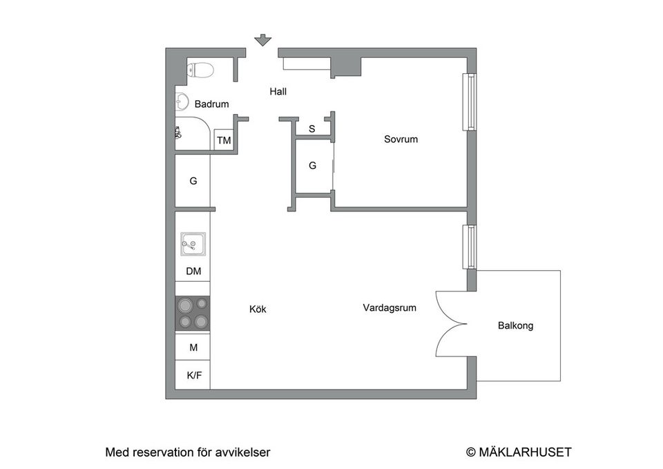 Bostadsrätt, Vintergatan 12, 2tr, Centrala Sundbyberg, Sundbyberg
