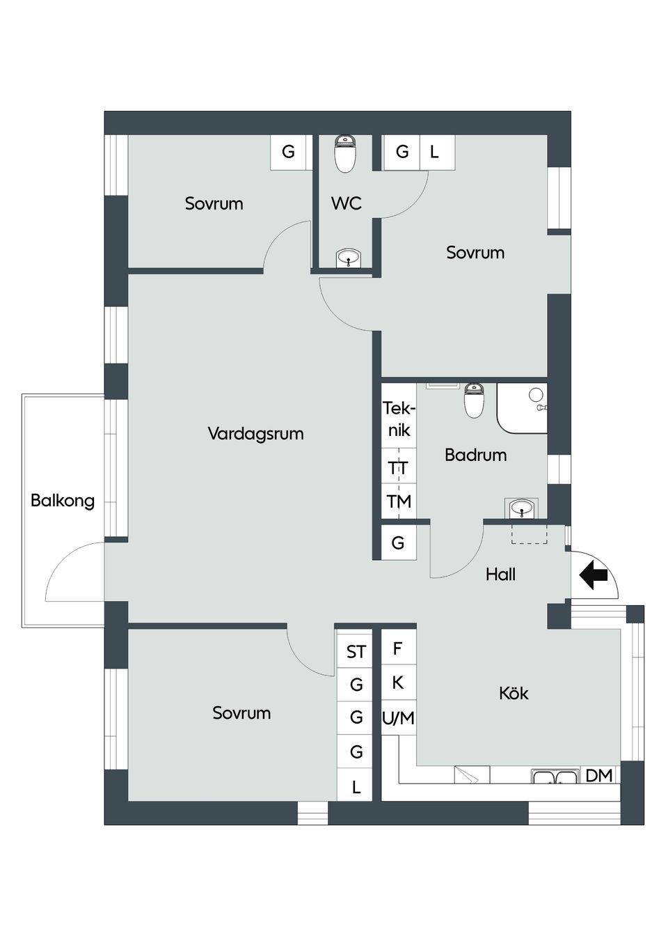 Bostadsrätt, Lungörtsvägen 7E, Åhus, Kristianstad