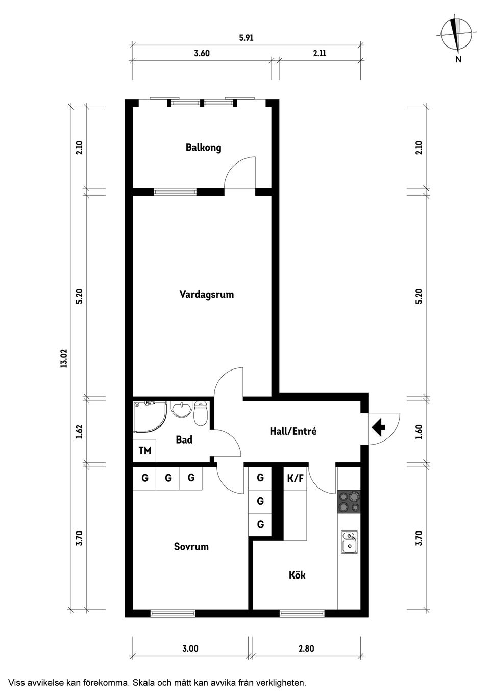 Bostadsrätt, Klostervägen 6A, Klippan