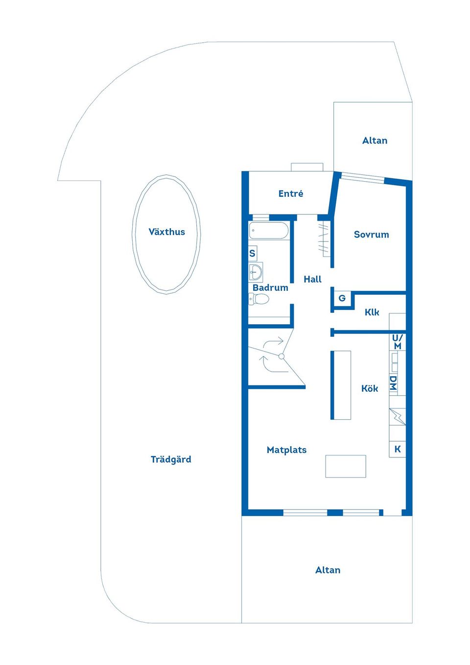 Radhus, Nyponvägen 3J, Fridhem, Gävle
