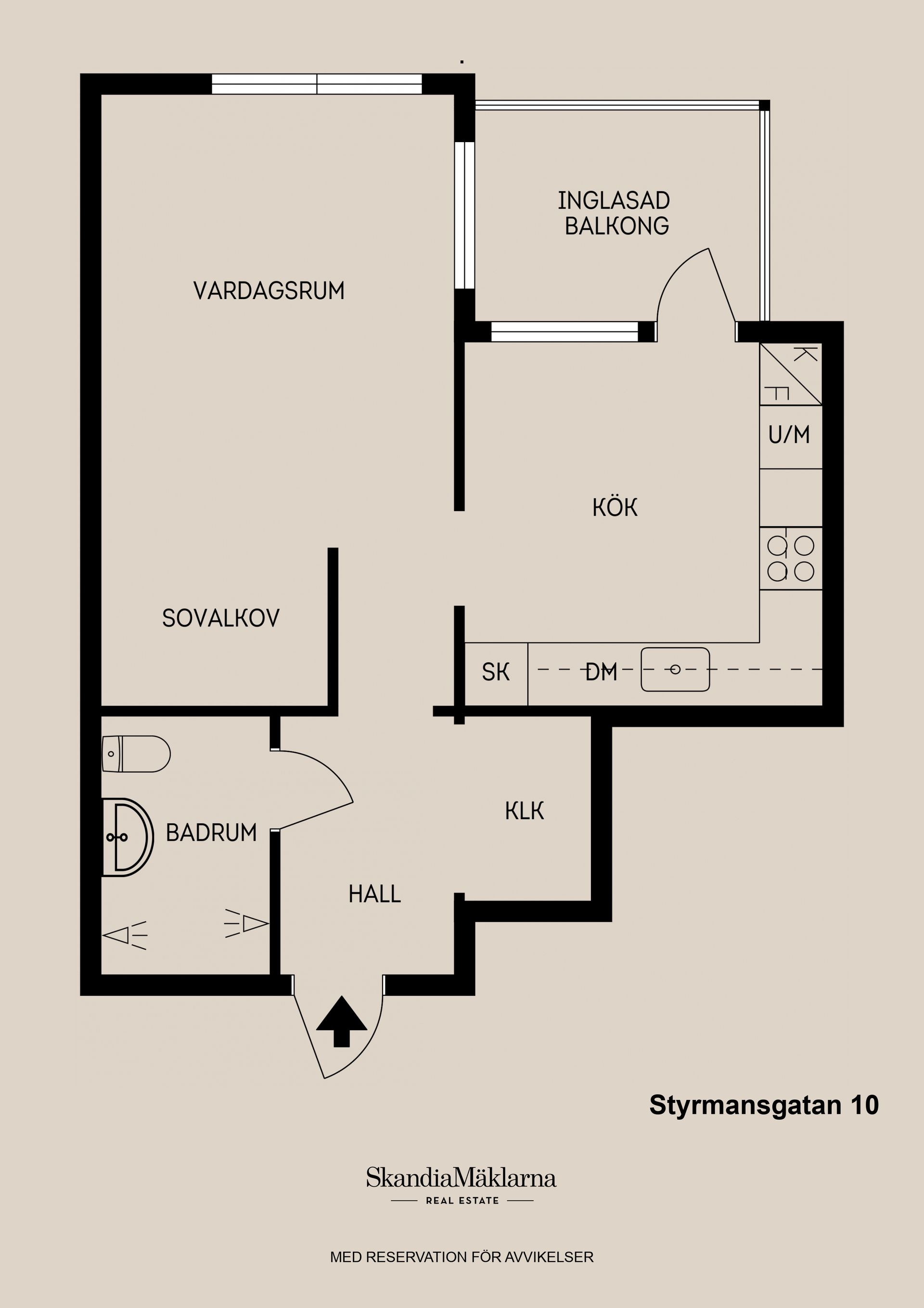 Bostadsrätt, Styrmansgatan 10, Brynäs, Gävle
