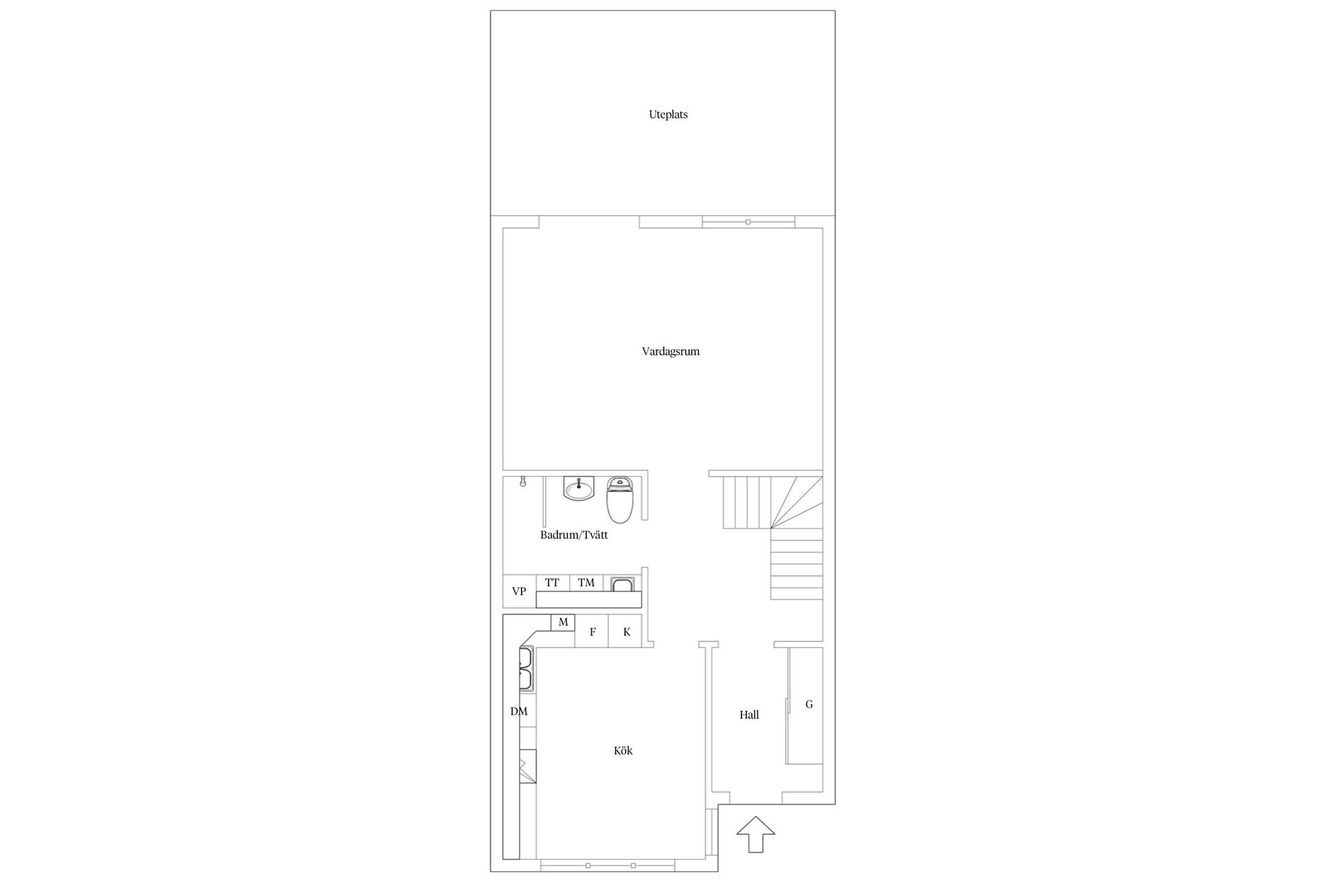 Radhus, Motionsvägen 16, Sticklinge, Lidingö