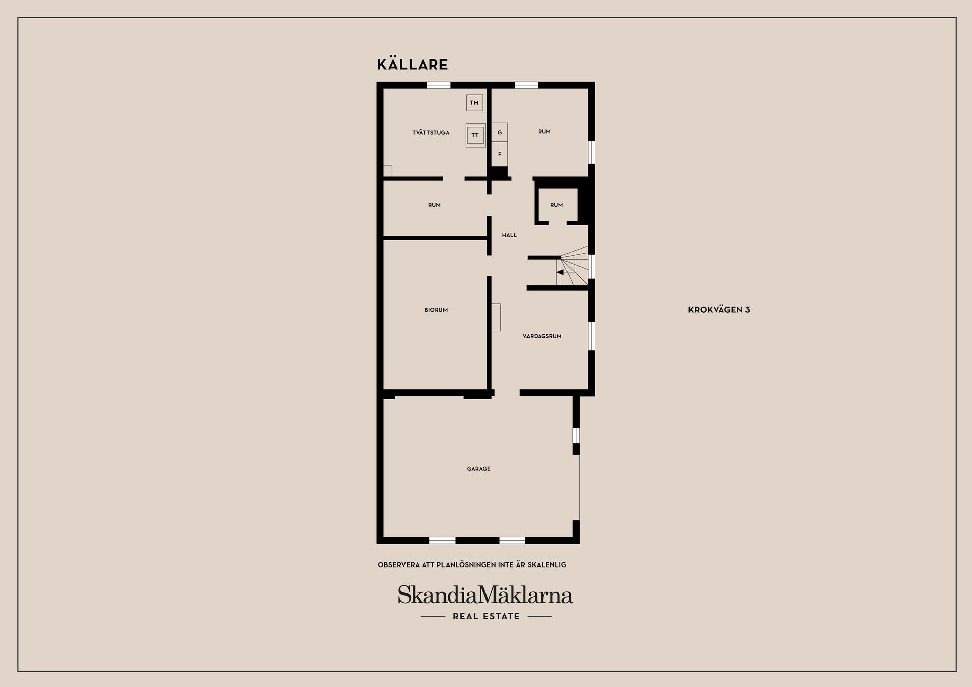 Villa, Krokvägen 3, Motala