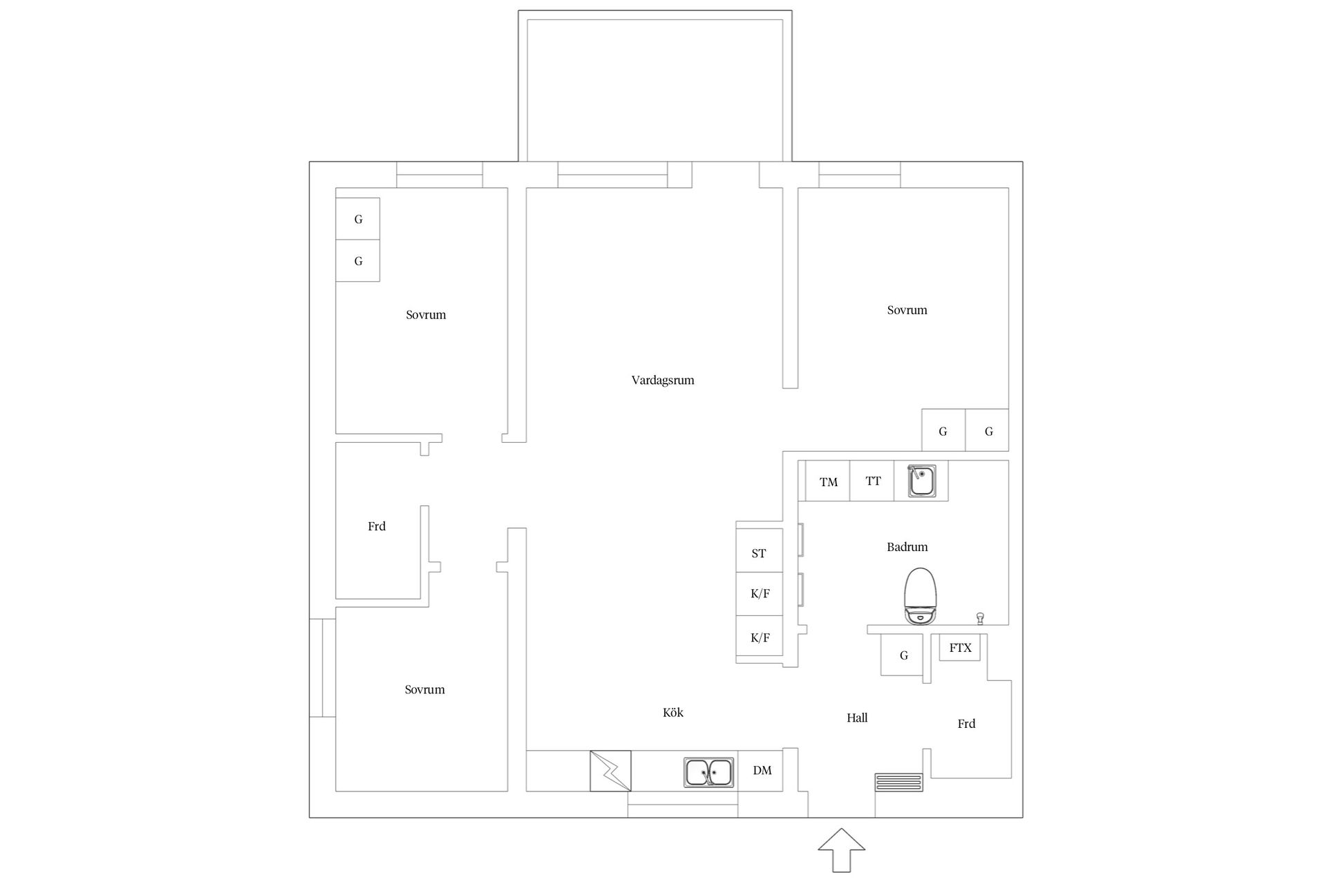 Bostadsrätt, Titangatan 1B, Landskrona