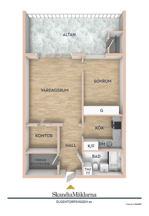 Bostadsrätt, Elgentorpsvägen 20, Tullinge centralt, Botkyrka