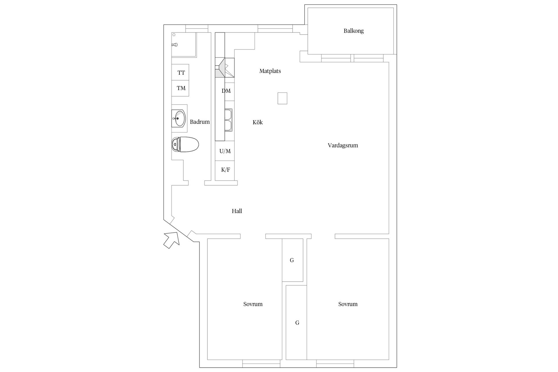 Bostadsrätt, Bågskyttegatan 3E, Mölndal - Jungfruplatsen, Mölndal