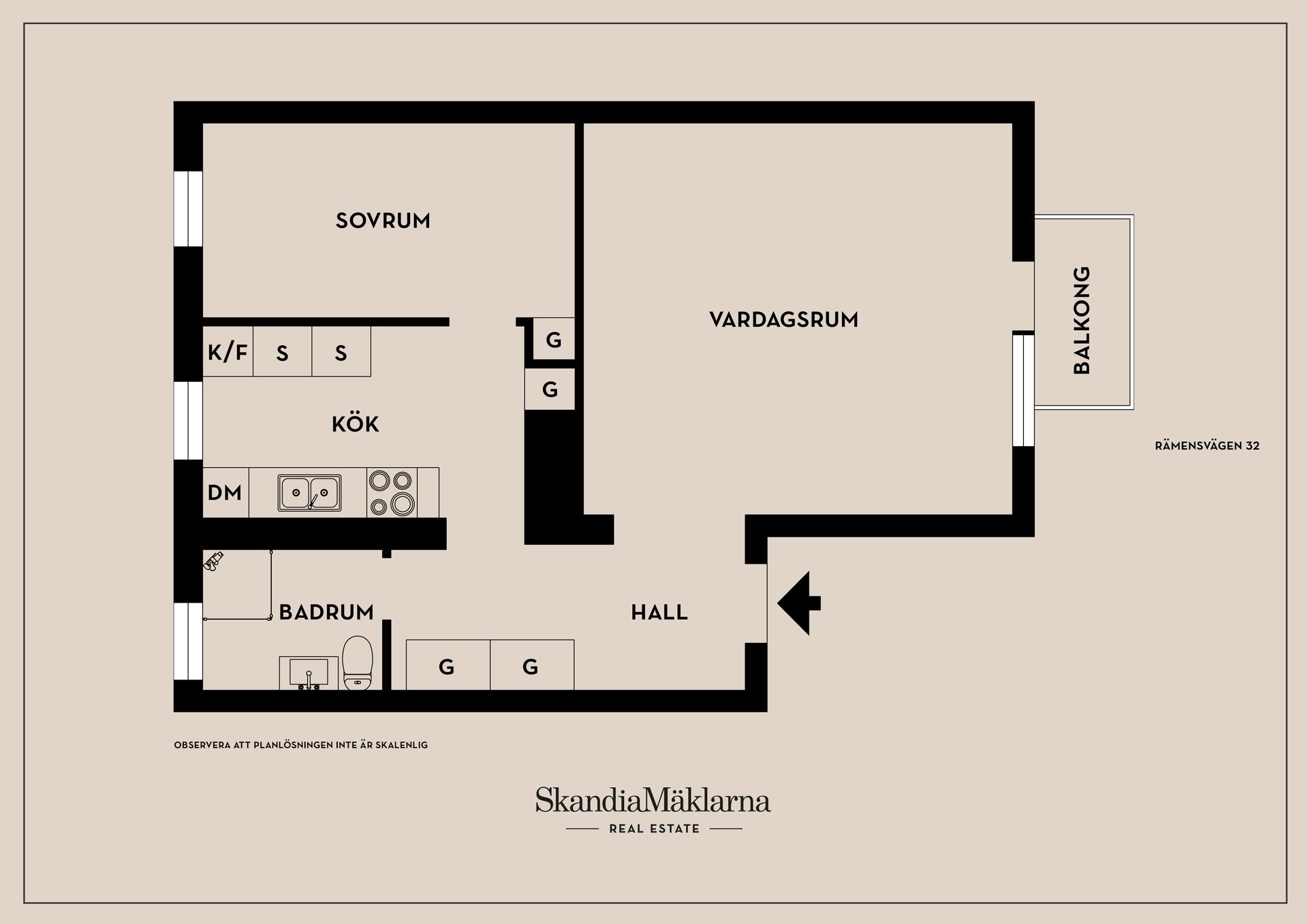 Bostadsrätt, Rämensvägen 32, Årsta, Stockholm