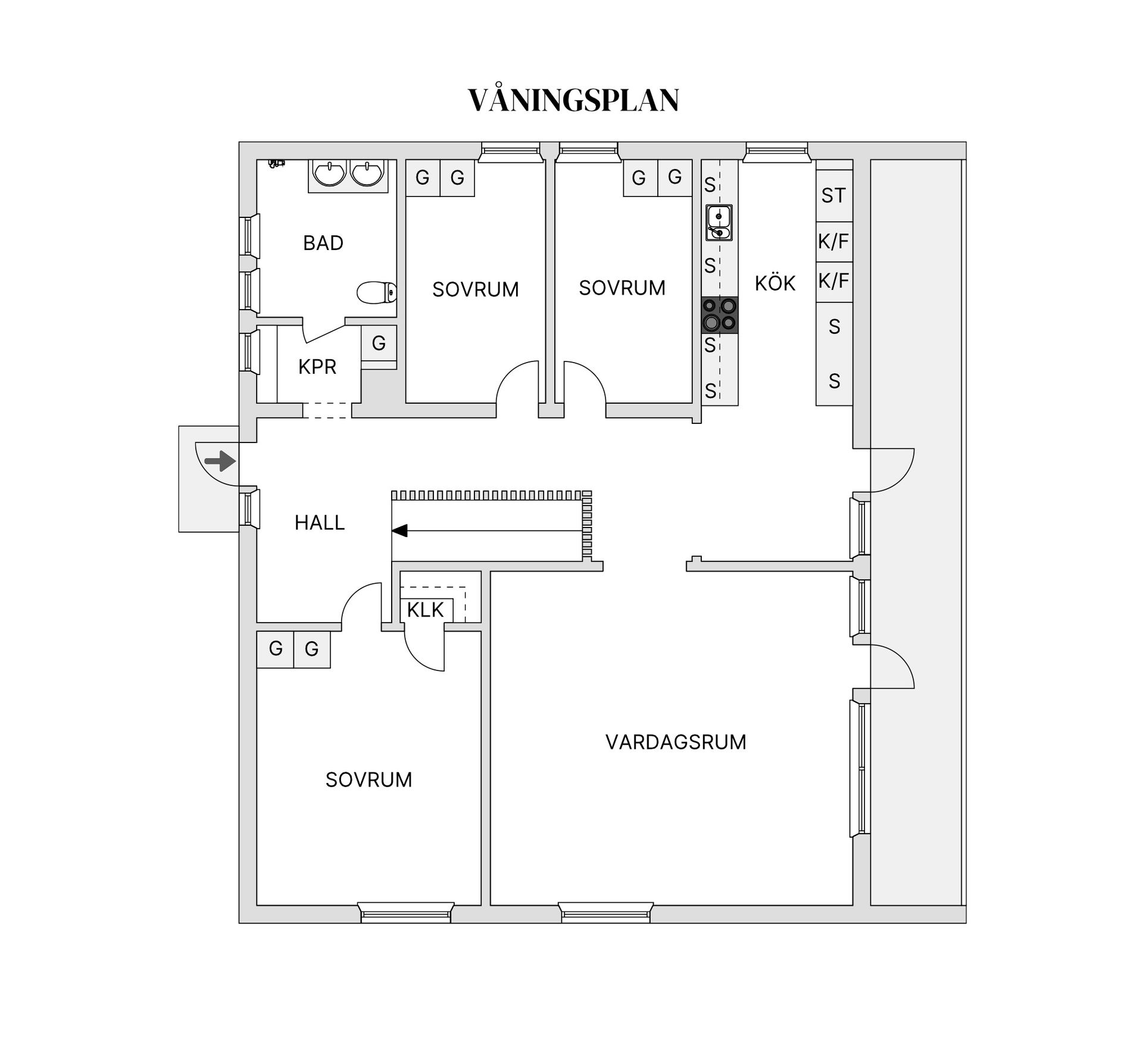 Villa, Körsbärsvägen 6, Rörstorp, Värnamo