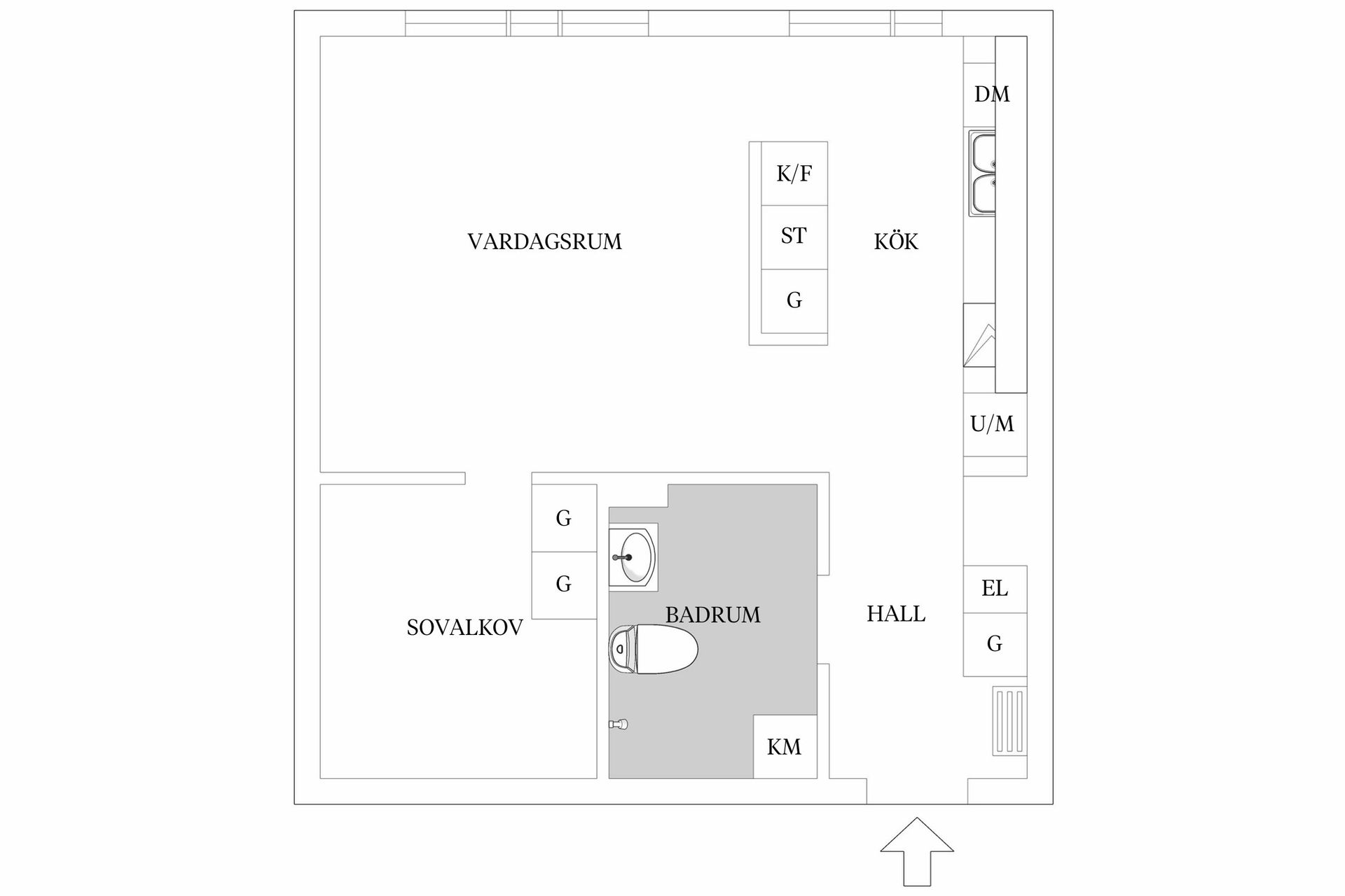 Bostadsrätt, Alpvägen 27, Bromma - Mariehäll, Stockholm