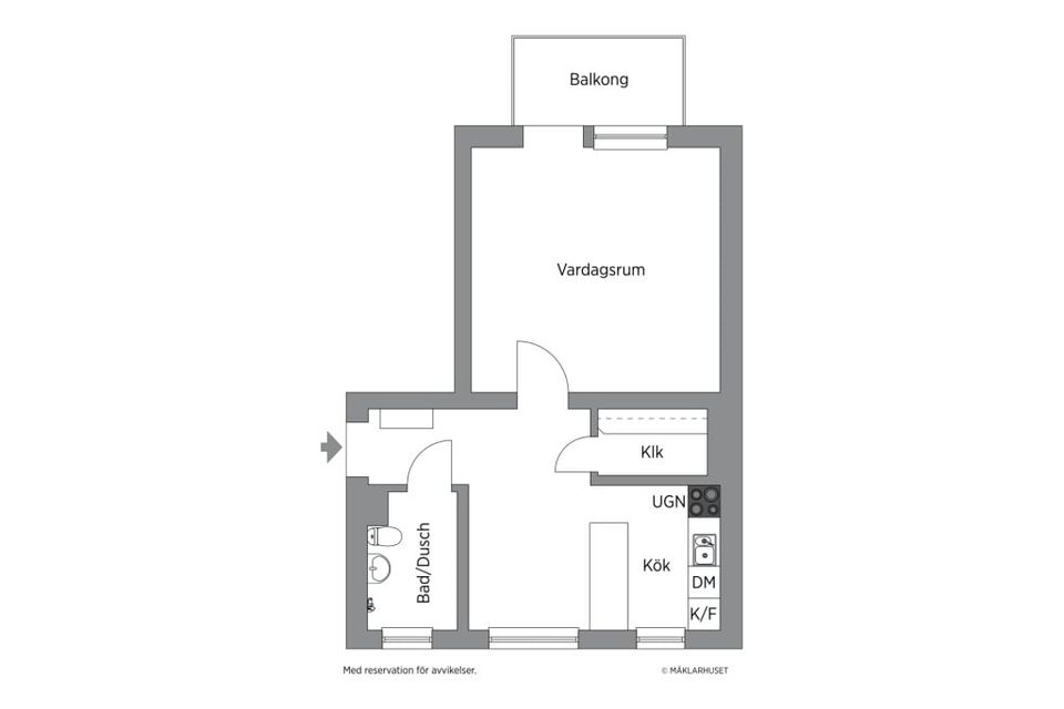 Bostadsrätt, Dukvägen 39, Vån 3/3, Riksby, Stockholm