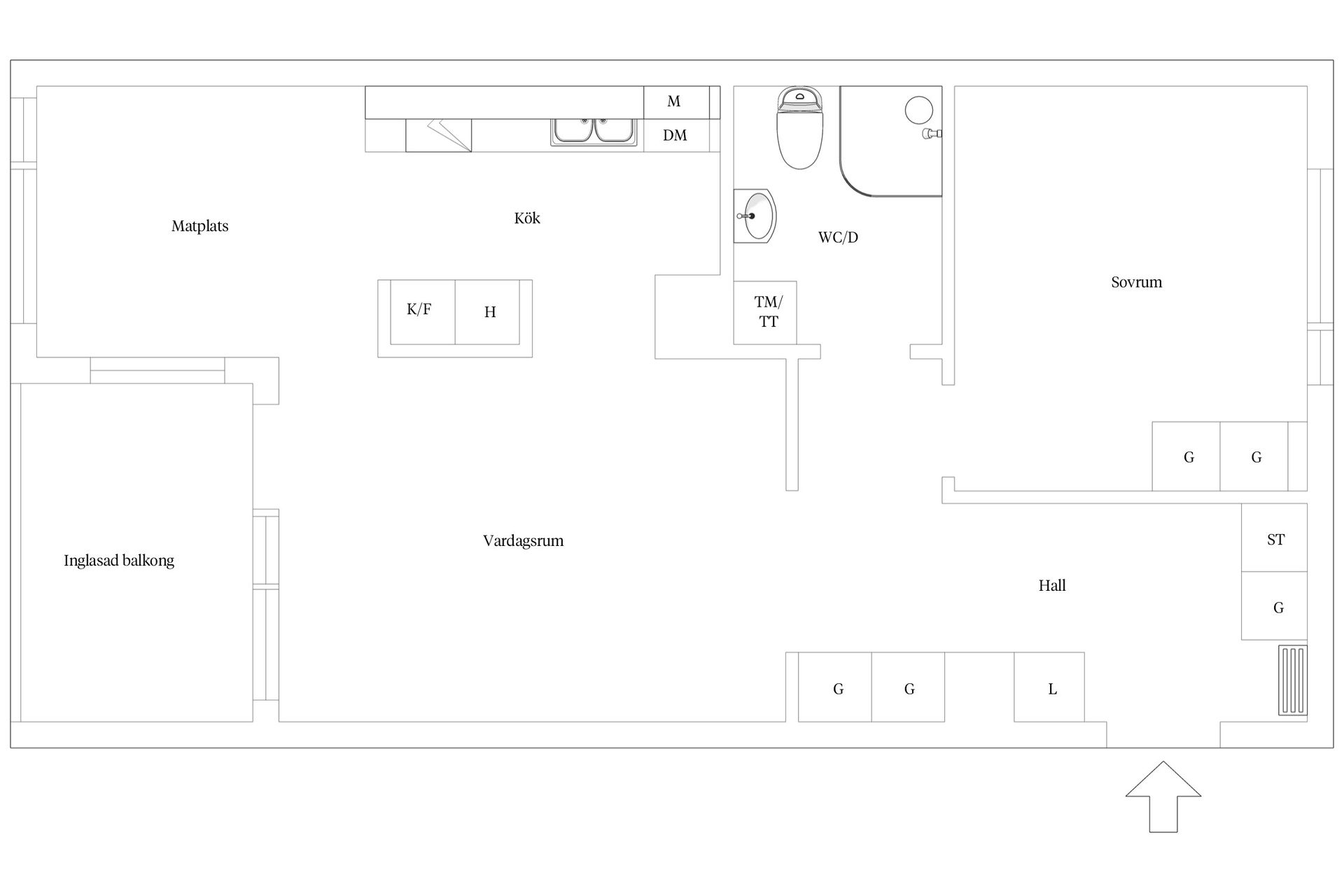 Bostadsrätt, Borstbindaregatan 1, Centrala Hisingen, Göteborg