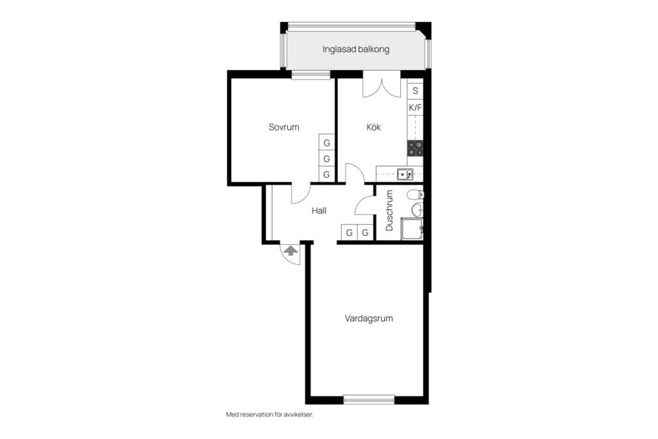 Bostadsrätt, Hudiksvägen 3c, Centrala Hudiksvall, Hudiksvall