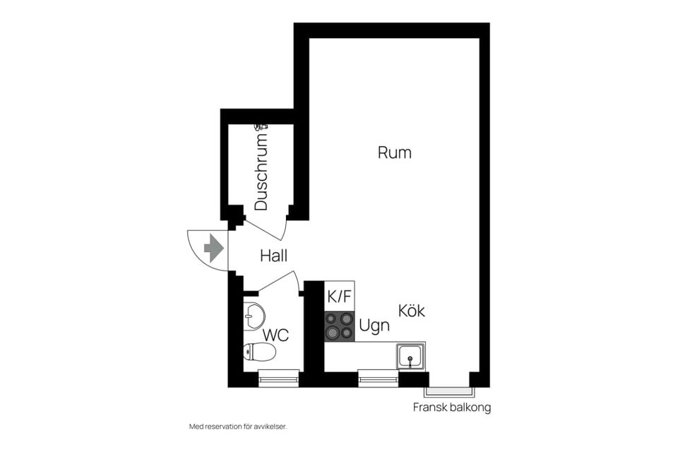 Bostadsrätt, Hamngatan 62A, Centrala Vaxholm, Vaxholm