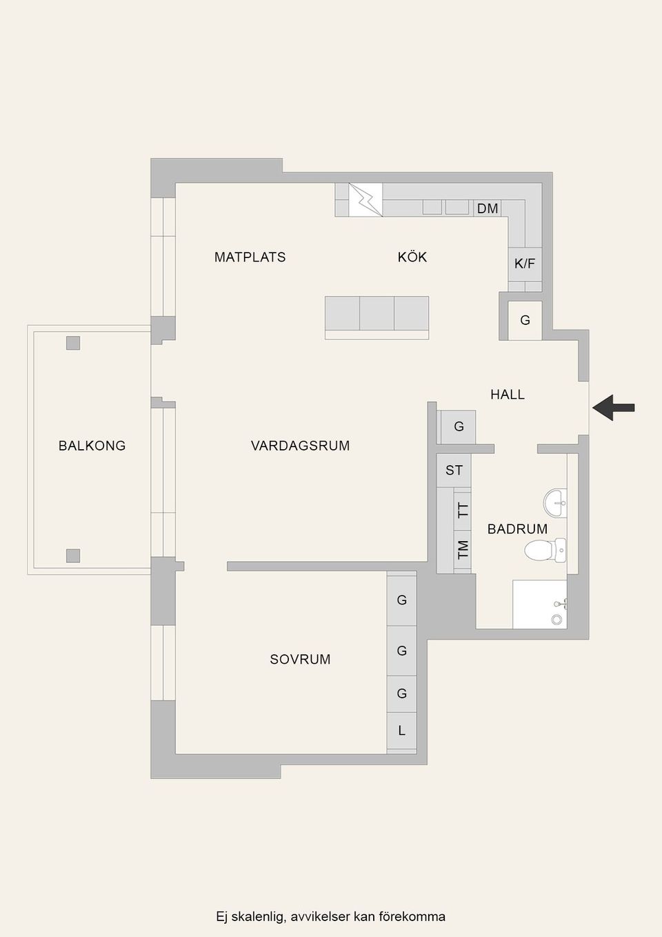 Bostadsrätt, Berghyllan 3, Centralt, Nynäshamn