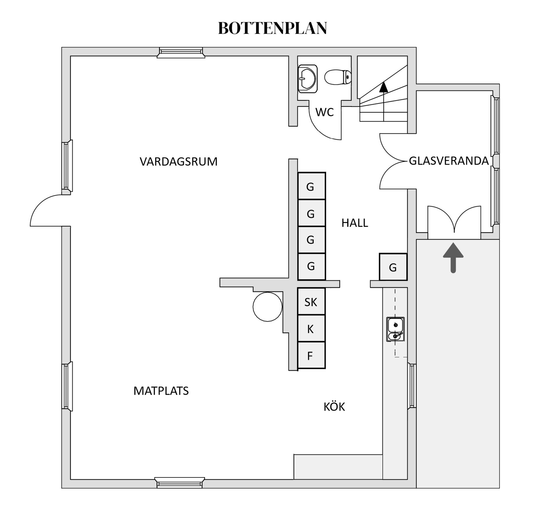 Villa, Redargatan 8, Ursviken, Skellefteå
