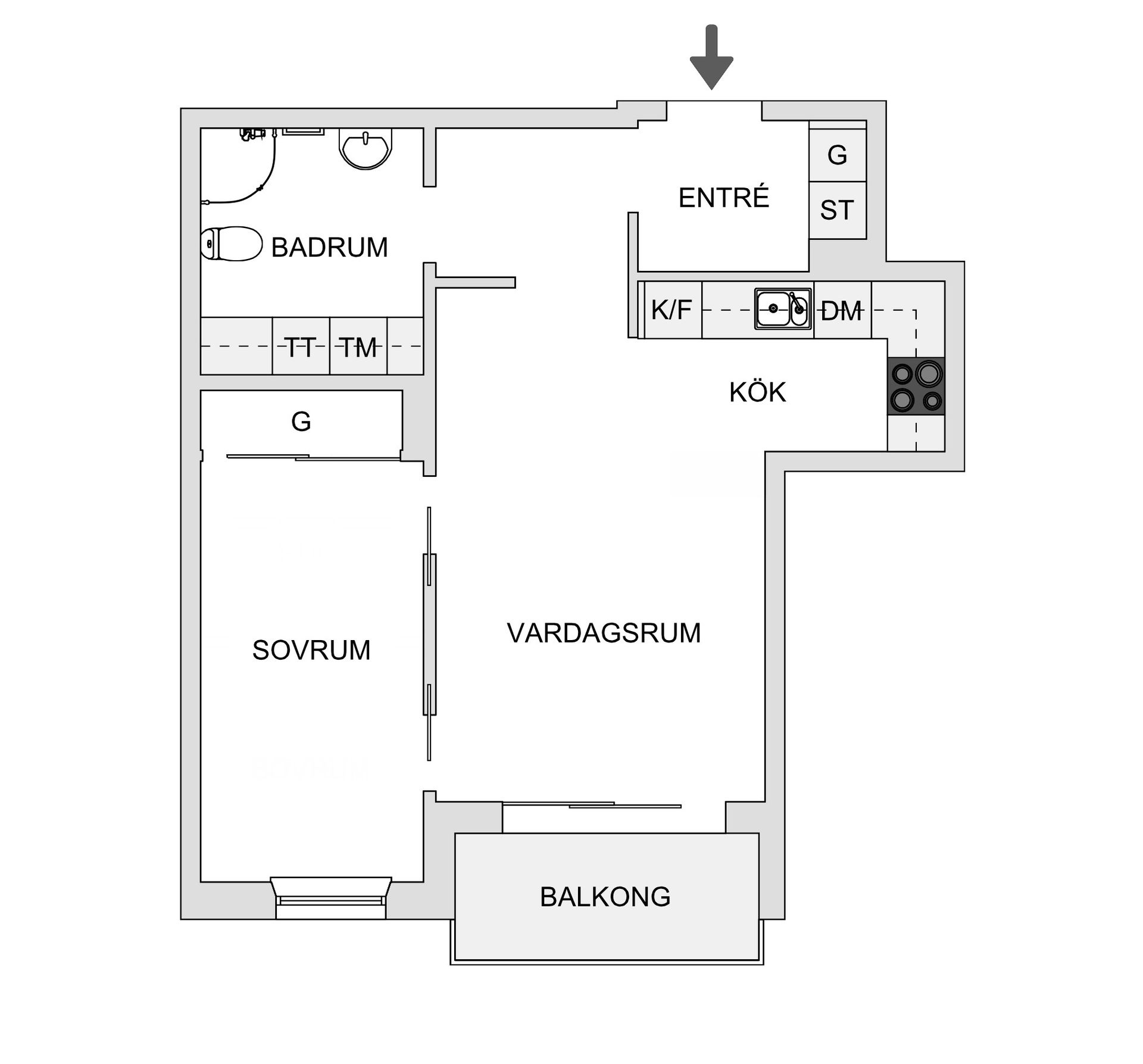 Bostadsrätt, Bergdalsgatan 27, Bergdalen, Borås