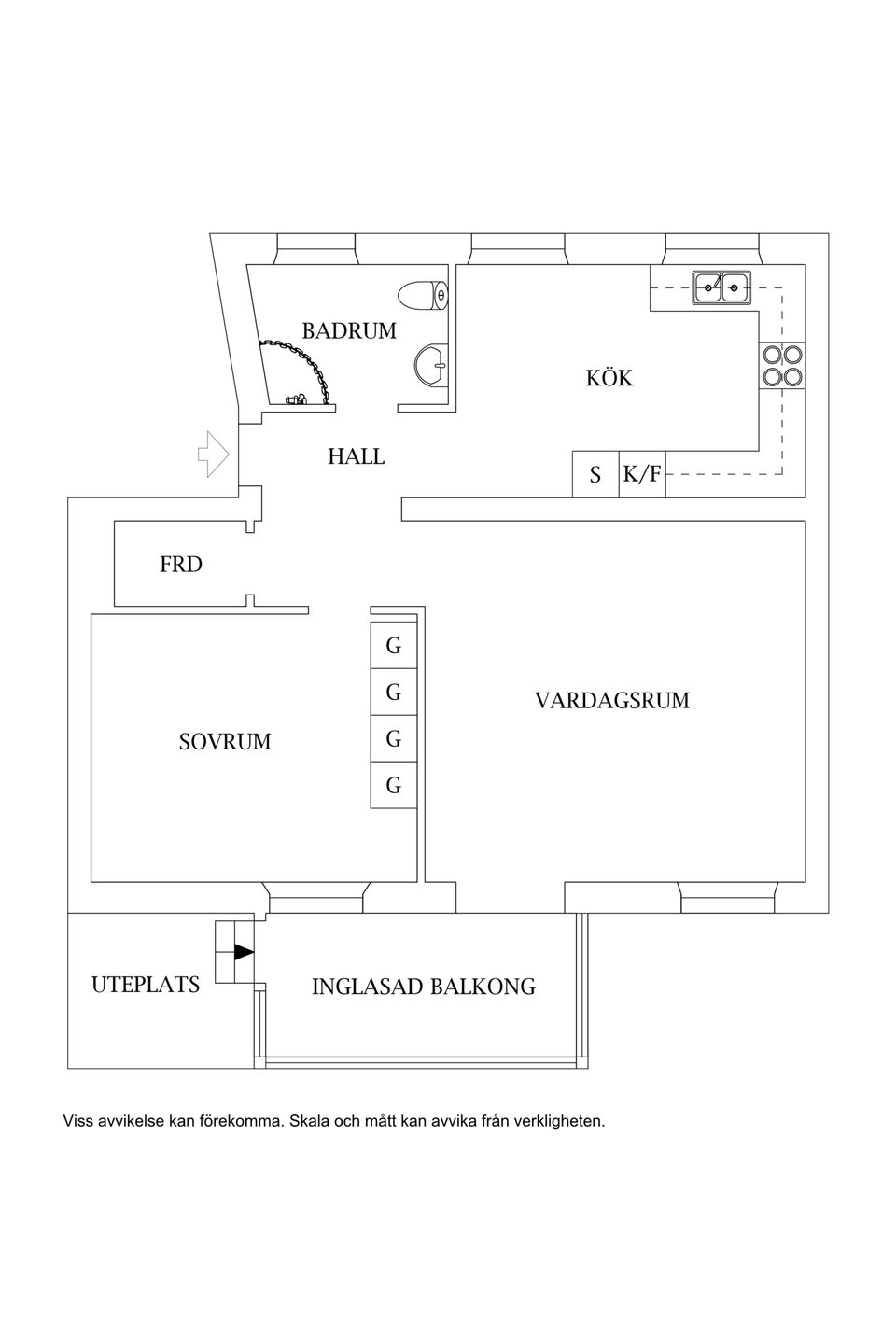 Bostadsrätt, Västra Varvsgatan 2, Centrum - Varvet, Luleå