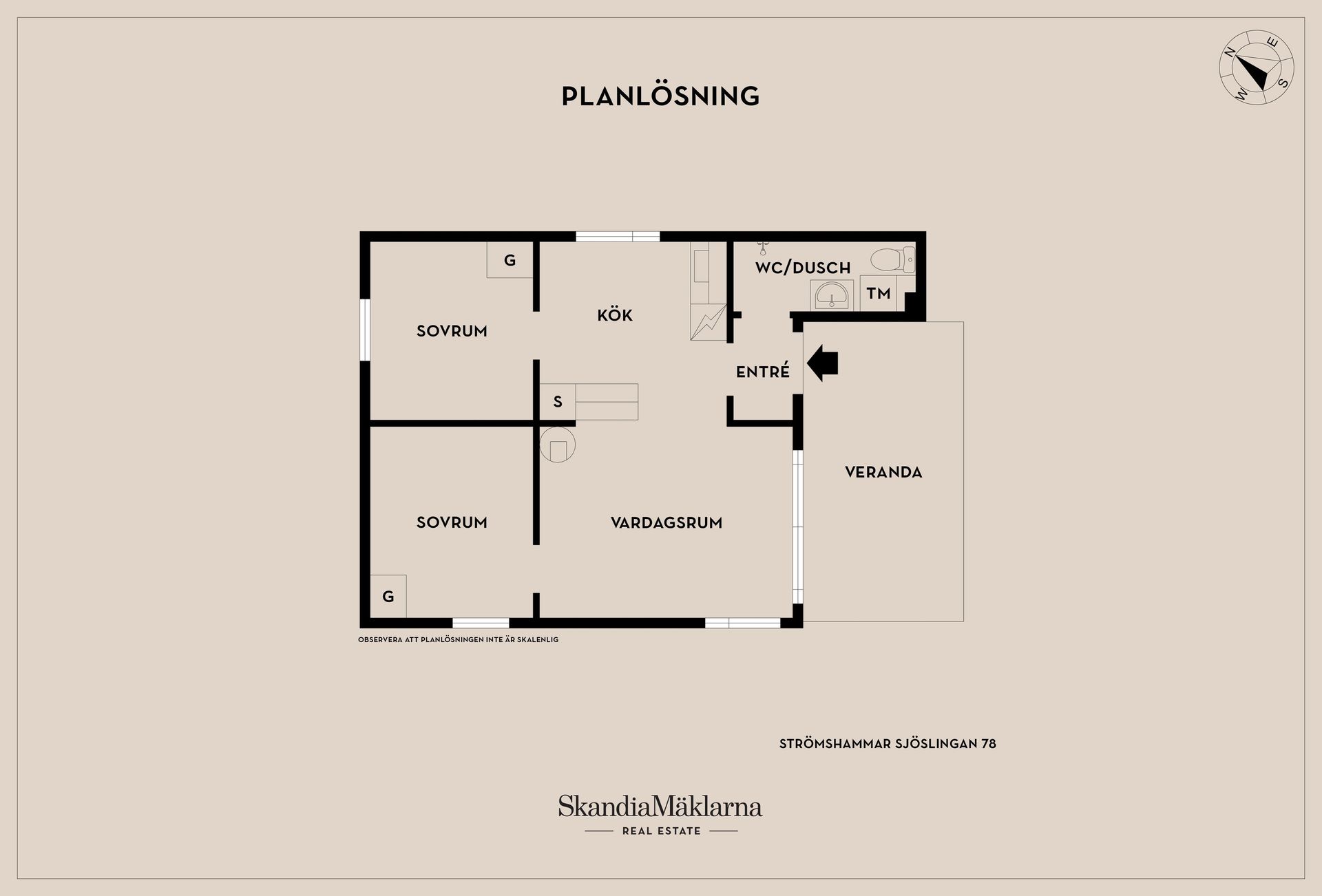 Fritidshus, Strömshammar Sjöslingan 78, Strömshammar, Flen