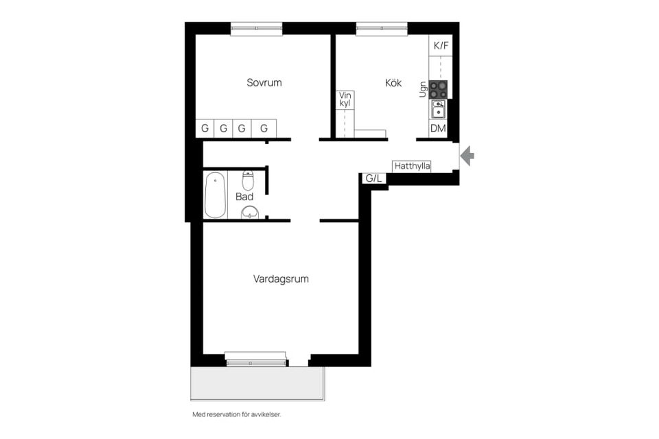 Bostadsrätt, Vaksalagatan 40B, Höganäs, Uppsala