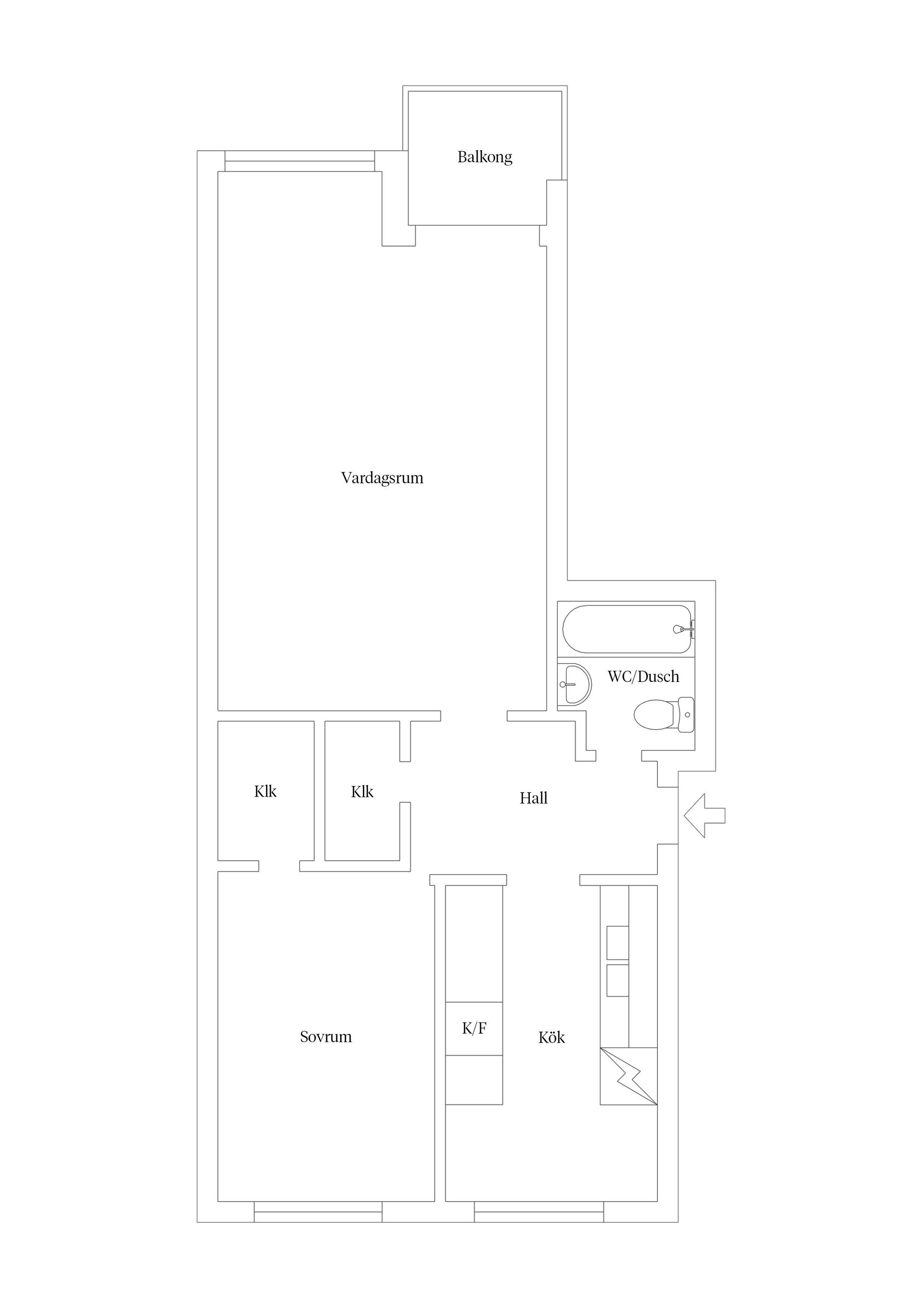 Bostadsrätt, Rådmansgatan 23E, Triangeln, Malmö