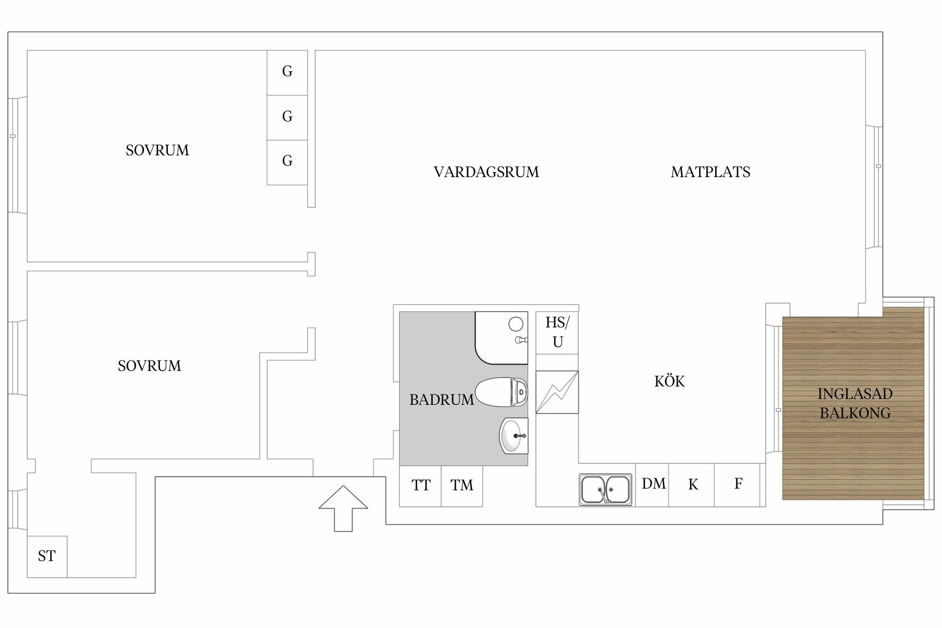 Bostadsrätt, A R Lorents gata 75, Majorna - Klippan, Göteborg