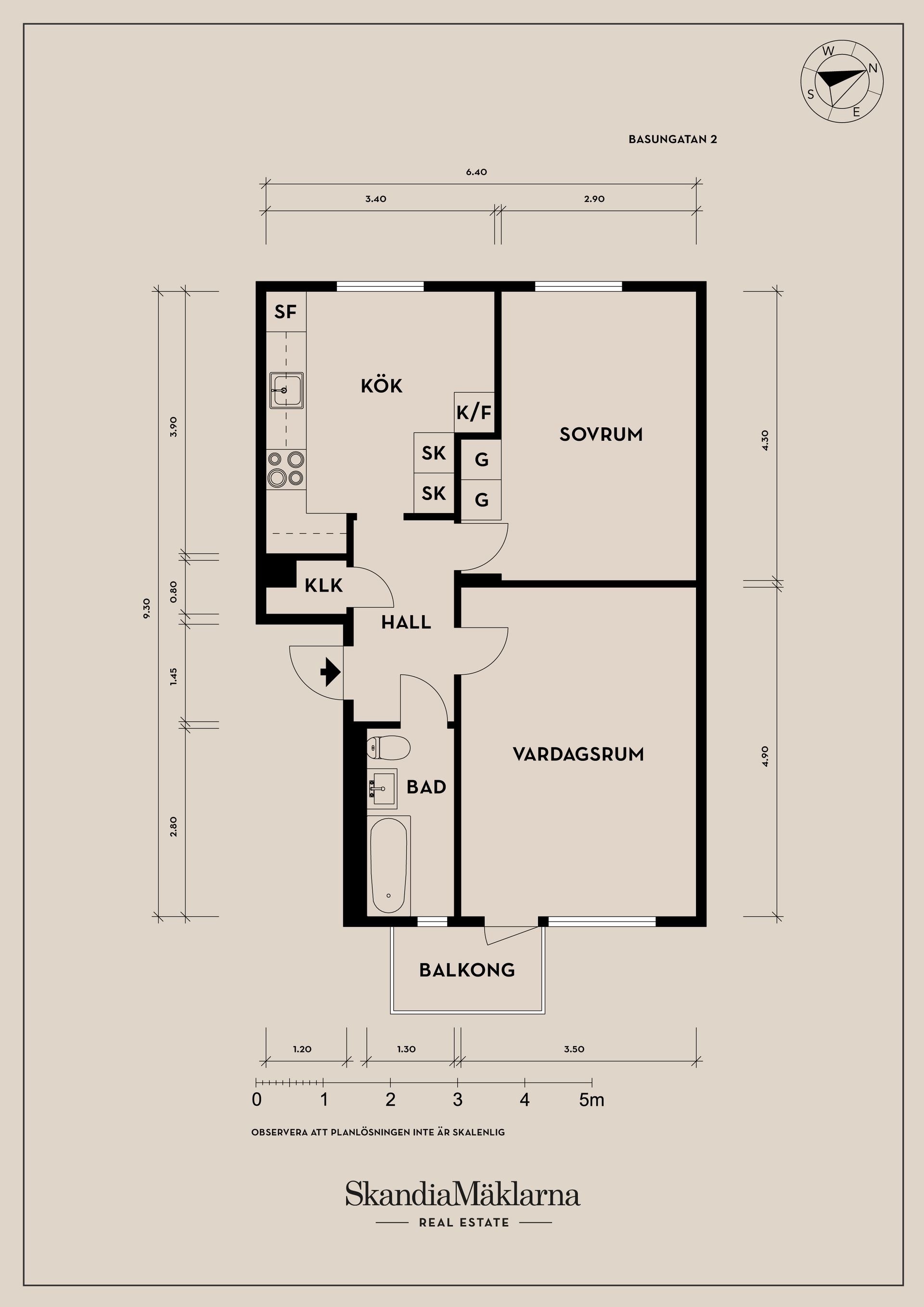 Bostadsrätt, Basungatan 2, Ruddalen, Göteborg